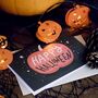 Happy Halloween Pumpkin Greetings Card, thumbnail 3 of 5