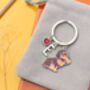 Personalised Sausage Dog, Dachshund Keyring, thumbnail 6 of 10