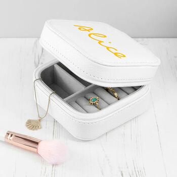 Personalised Travel Jewellery Case, 3 of 7
