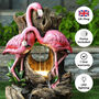 Flamingo LED Garden Water Feature, thumbnail 2 of 5