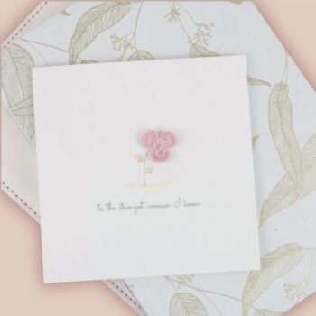 Handmade Card – ‘Happy Birthday’ Or ‘To The Strongest Woman’, 2 of 7