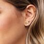 Star Ear Climber Stud Earrings, thumbnail 1 of 5