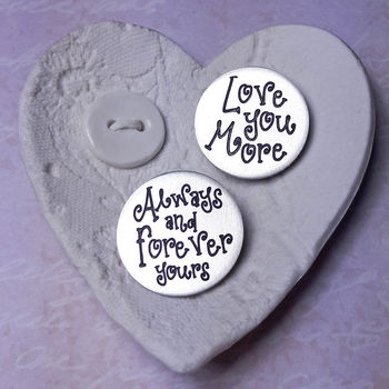 Personalised Silver Love Message Token, 2 of 5