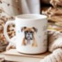 Personalised Boxer Dog Hearts Pet Gift Mug, thumbnail 1 of 2