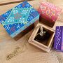 Hand Painted Set Of Three Mini Trinket Jewellery Box, thumbnail 2 of 11