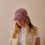 Personalised Vintage Burgundy Adult Cap, thumbnail 1 of 5