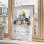 Dome Of The Rock Jerusalem Art Poster, thumbnail 2 of 7