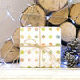 Map Dots Luxury Heavyweight Wrapping Paper, thumbnail 3 of 6