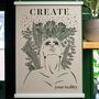Inspirational 'Create Your Reality' Papercut Wall Art, thumbnail 1 of 10