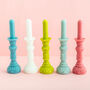 Colourful Decorative Candlestick Candle, thumbnail 3 of 12