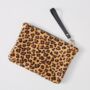 Leopard Print Clutch Bag, thumbnail 4 of 6