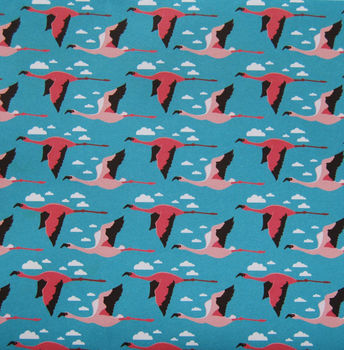 'Bird Wrapping Paper', Flamingo, Tropical, Swallows, 5 of 7