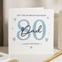 Personalised 80th Birthday Card For Dad, thumbnail 1 of 7