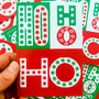 Ho Ho Ho Christmas Card, thumbnail 3 of 6