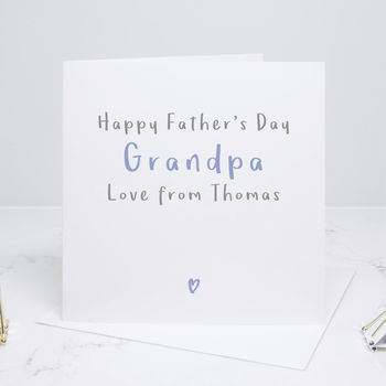 Happy Father's Day Grandad Personalised Card, 2 of 4
