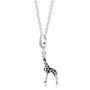 Giraffe Charm Necklace, Sterling Silver Or Gold Plated, thumbnail 5 of 7