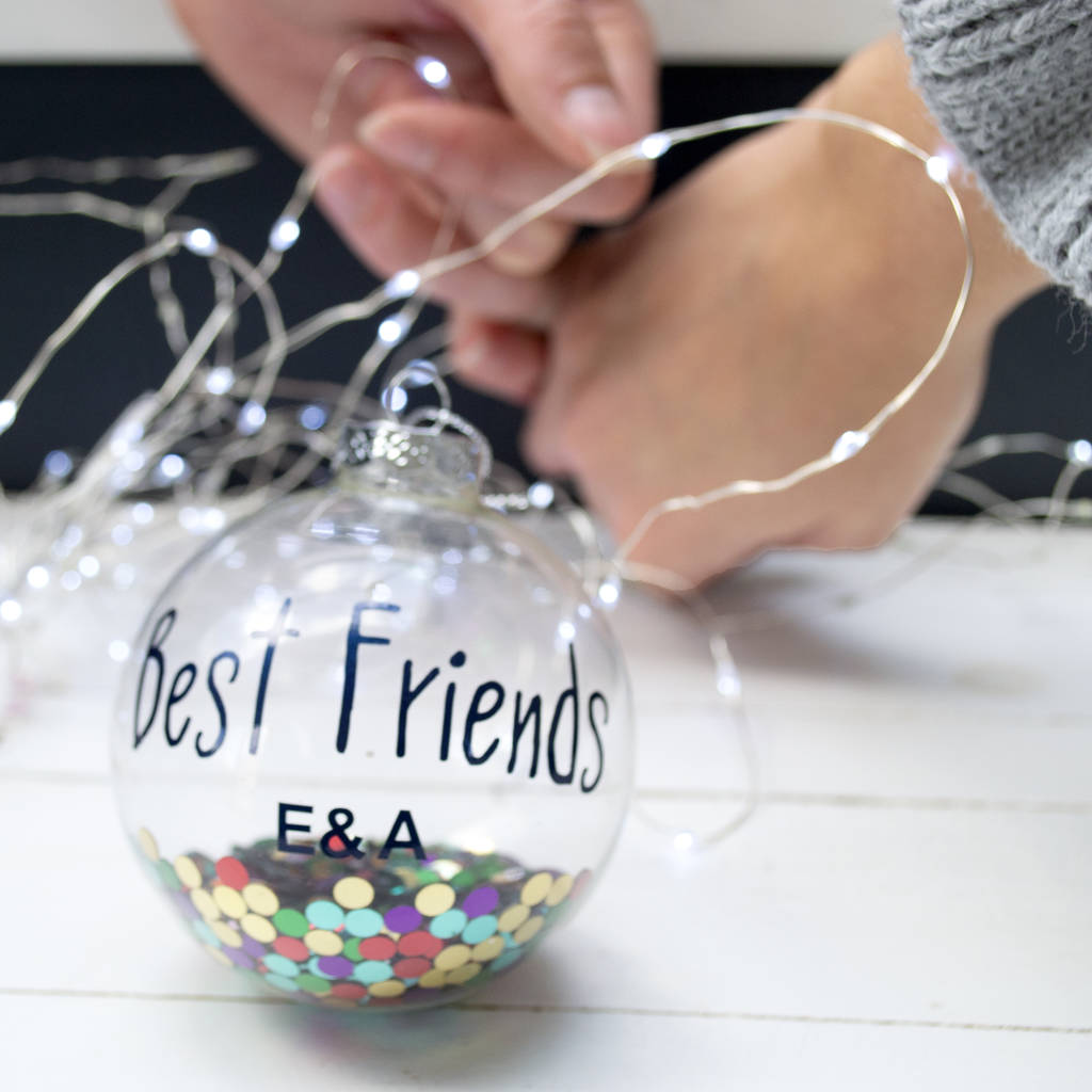 Download Personalised Disco Best Friends Bauble By Solesmith ...