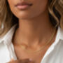 Gold Or Silver Unisex 1mm Thin Curb Chain Necklace, Christmas Jewellery Gift, thumbnail 1 of 6