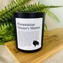 Fun Personalised Pomeranian Owner's Affirmation Candle, thumbnail 4 of 11