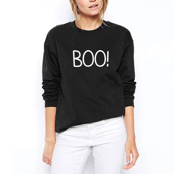 Mens / Womens Boo! Halloween Sweatshirt, 2 of 2
