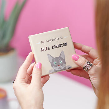 Personalised Cat Adventures Pop Out Photo Box, 3 of 10