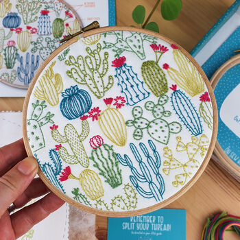 Cactus Embroidery Kit, 4 of 7