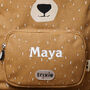 Personalised Trixie Bear Backpack For Nursery, School, Holiday, thumbnail 3 of 7
