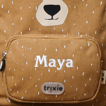 Personalised Trixie Bear Backpack For Nursery, School, Holiday, 3 of 7