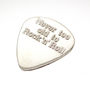 Personalised Rock And Roll Silver Plectrum, thumbnail 4 of 8
