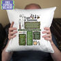 60 Years Of Gardening 60th Birthday Gift Cushion, thumbnail 4 of 6