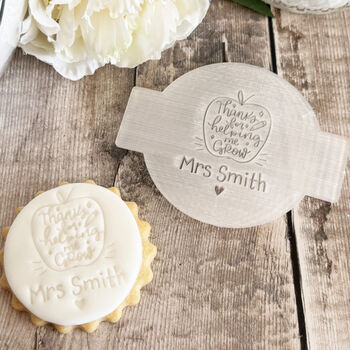 Personalised Teacher Appreciation Fondant Embosser, 8 of 9