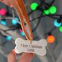 Pampered Pooch Personalised Christmas Tree Decoration, thumbnail 2 of 3
