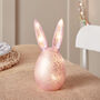 Lilac Mottled Glass LED Easter Bunny Light, thumbnail 3 of 3