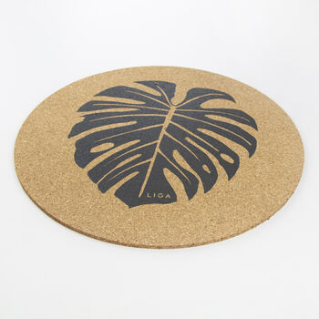 Cork Max Placemat Set Of Two | Monstera, 2 of 5