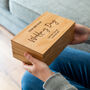 Personalised Gift For Bride Or Groom Oak Keepsake Box, thumbnail 1 of 4