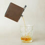 Personalised Dad Established Leather Hip Flask, thumbnail 2 of 6
