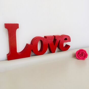 Love Wooden Decorative Sign, 2 of 3