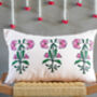 Nasrin Floral Pink Cushion Cover, thumbnail 1 of 4