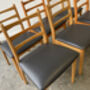 Six Mid Century Dining Chairs By Schreiber Furniture, thumbnail 9 of 10