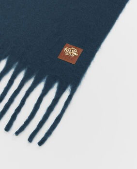 Cosy Teal Boucle Scarf, 4 of 5