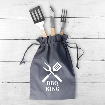 Personalised Engraved BBQ Tools Set, 3 of 9