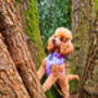 Lucky Little Lavender Daisies Dog Harness, thumbnail 4 of 4