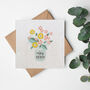 Pastel Enjoy Today Plantable Seed Paper Card, thumbnail 1 of 2