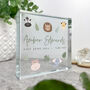 Personalised Jungle New Baby Christening And Nursery Crystal Token, thumbnail 3 of 7