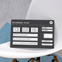 Personalised Plane Boarding Pass Ticket Plaque, thumbnail 1 of 5