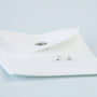 Sterling Silver Fish Tail Stud Earrings, thumbnail 5 of 5