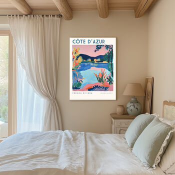 Cote D' Azur French Rivera Art Print, 3 of 3