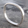 Polished Oval Sterling Silver Solid Bangle Bracelet, thumbnail 2 of 5
