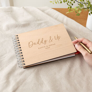 Daddy And Me Wooden Memory Scrapbook, 2 of 2