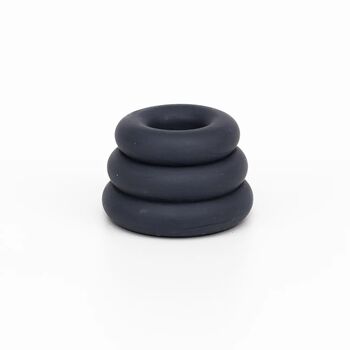 Triple O Candleholder: Dark Petrol, 2 of 3